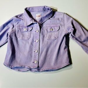 Cat & Jack Lavender Kids Jean Jacket and pants